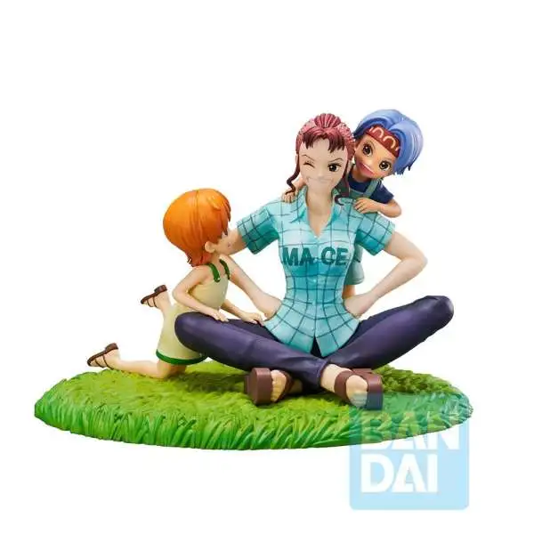 One Piece Ichibansho Nami & Bellemere 2.4-Inch Collectible PVC Figure [Emotional Stories 2]