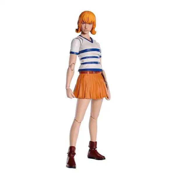 Tamashii Nations A Netflix Series: One Piece S.H.Figuarts Nami Collectible Figure (Pre-Order ships October)