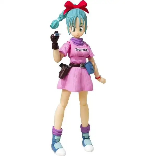 Tamashii Nations Dragon Ball S.H.Figuarts Bulma 5.3-Inch Collectable Figure [Adventure Begins Reissue]