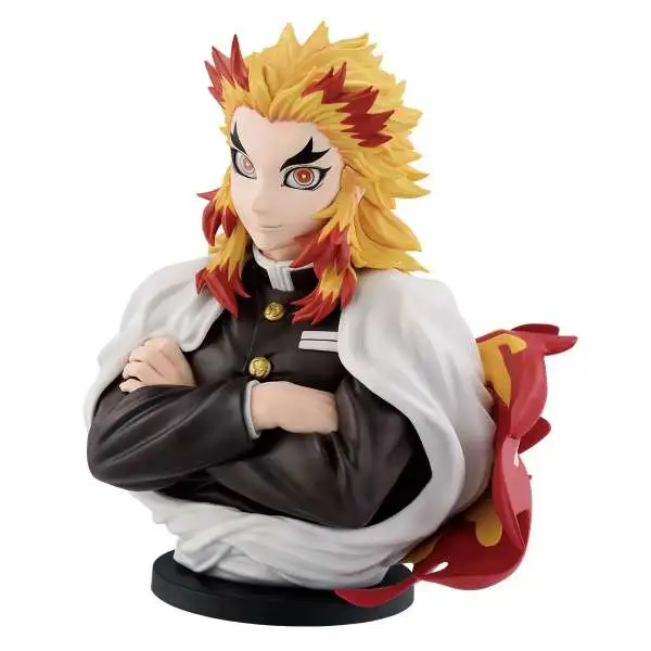 Demon Slayer Ichibansho Art Scale Figure Kyojuro Rengoku 7.9-Inch Collectable Figure Bust [Set Your Heart Ablaze]