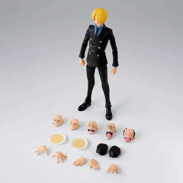 Tamashii Nations One Piece S.H.Figuarts Sanji 6.1-Inch Collectible Figure [Romance Dawn] (Pre-Order ships March)
