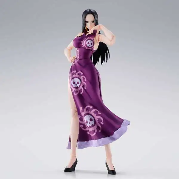 Tamashii Nations One Piece S.H.Figuarts Boa Hancock 6.3-Inch Collectable Figure [Marineford] (Pre-Order ships August)