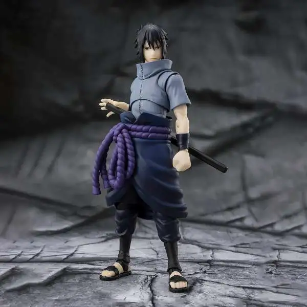 Tamashii Nations Naruto Solidary Shinobi S.H.Figuarts Sasuke Uchiha 5.7-Inch Collectable Figure (Pre-Order ships June)