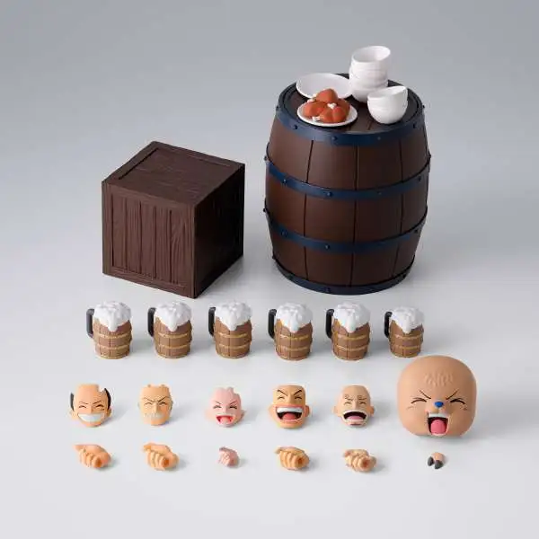 Tamashii Nations One Piece S.H.Figuarts Party Set - The Straw Hat Crew - 13.4-Inch Figure Accessories