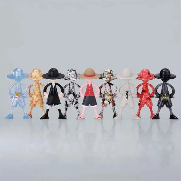 Tamashii Nations One Piece Archive of Adventure [Vol. 4] Luffy's 3.4-Inch Box of 10 Figures