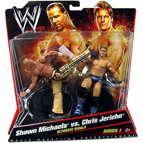 WWE Wrestling Battle Pack Shawn Michaels vs. Chris Jericho Action Figure 2-Pack