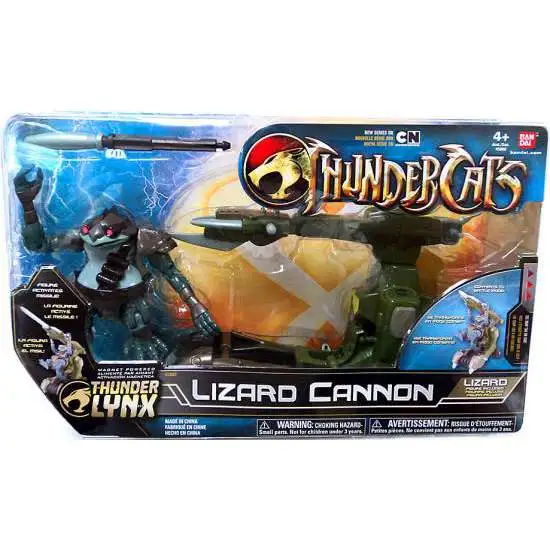 Thundercats Thunder Lynx Basic Lizard Cannon Action Figure Vehicle