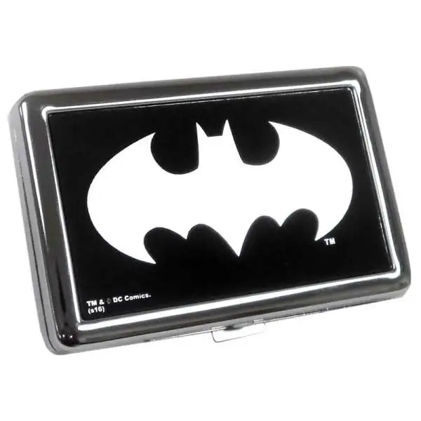 DC Batman Logo Metal Business Card Case Apparel