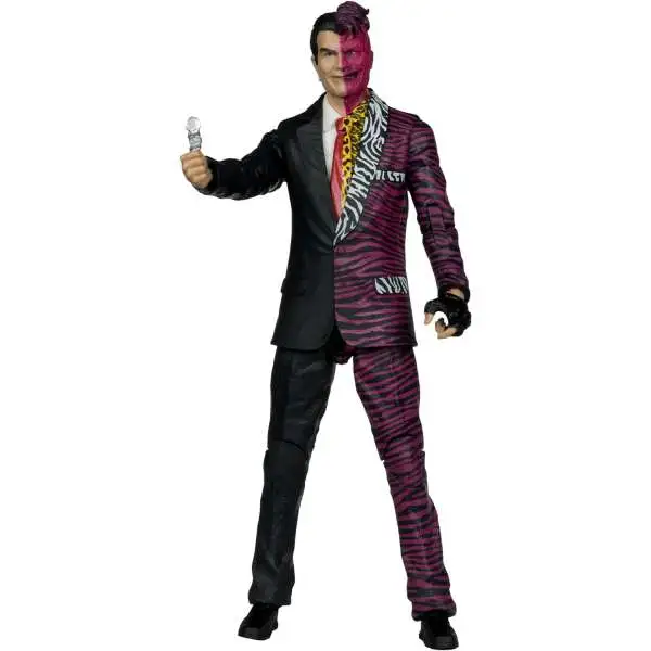McFarlane Toys DC Multiverse Build Nightmare Bat Series Two-Face Action Figure [Batman Forever, Damaged Package]