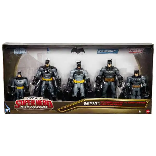 DC Multiverse Superhero Showdown Batman Action Figure 5-Pack [Ultimate Collection]