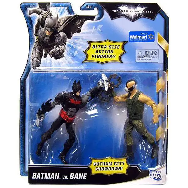 The Dark Knight Rises Gotham City Showdown Batman vs. Bane Exclusive Action Figure 2-Pack [Red & Black vs. Green]