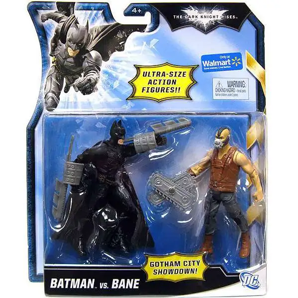 The Dark Knight Rises Gotham City Showdown Batman vs. Bane Exclusive Action Figure 2-Pack [Bladed vs. Brown Vest]