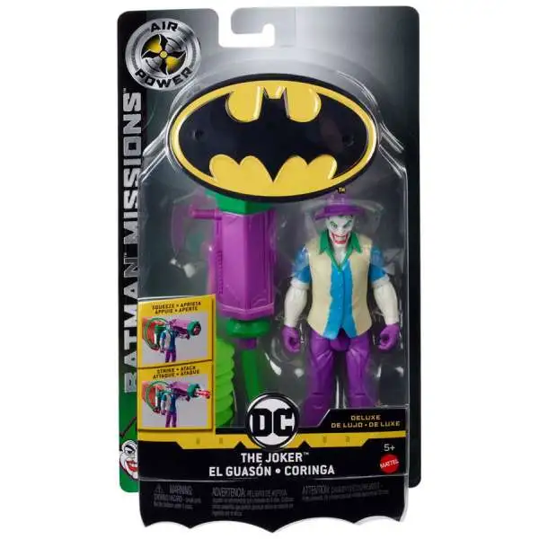 DC Batman Missions The Joker Deluxe Action Figure [Air Power, Damaged Package]