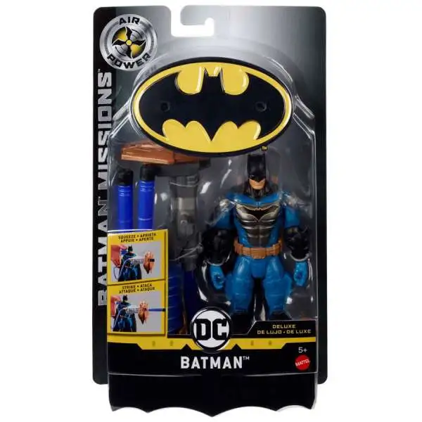 DC Batman Missions Batman Deluxe Action Figure [Air Power, Damaged Package]
