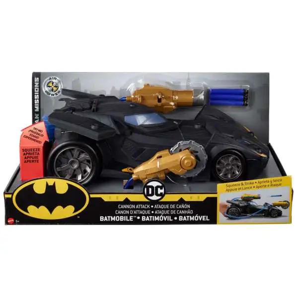 DC Batman Missions Cannon Attack Batmobile Vehicle