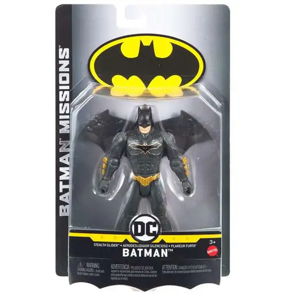 DC Batman Missions Stealth Glider Batman Action Figure