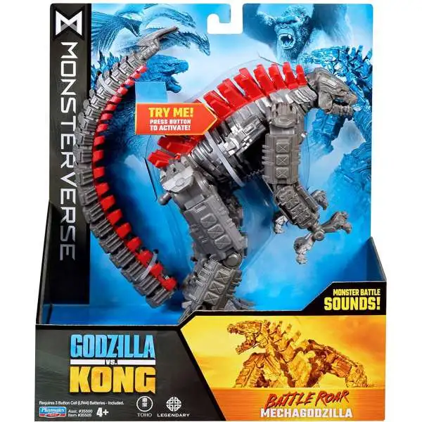 Godzilla Vs Kong Monsterverse Battle Roar Mechagodzilla Action Figure [Monster Battle Sounds!]