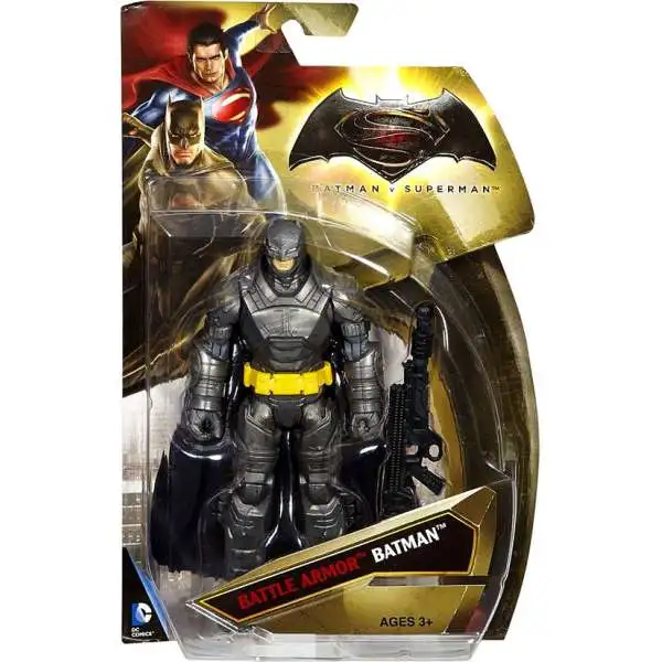 DC Batman V Superman: Dawn of Justice Battle Armor Batman Action Figure [Damaged Package]
