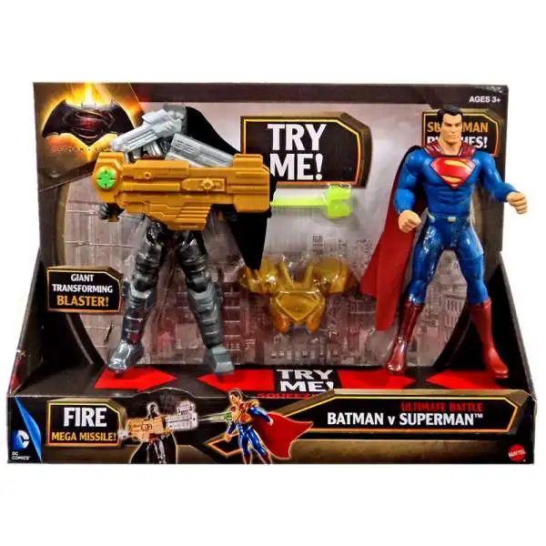 DC Batman v Superman: Dawn of Justice Ultimate Battle Action Figure 2-Pack