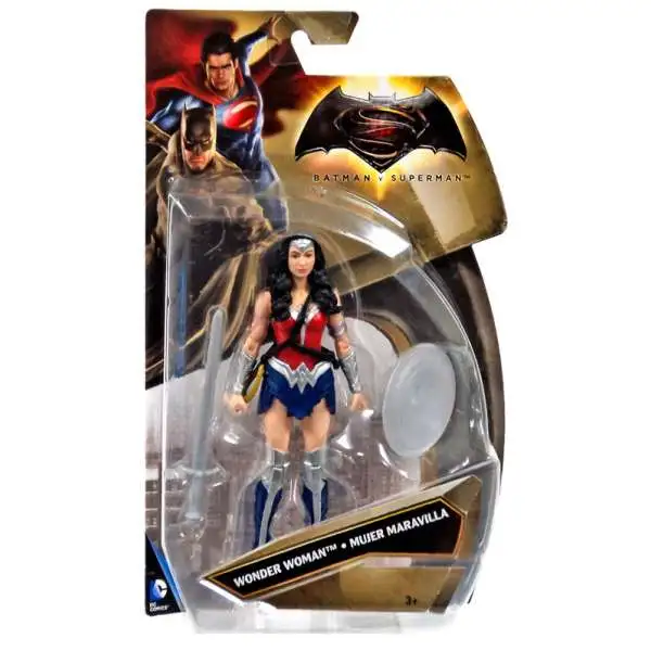 DC Batman v Superman: Dawn of Justice Wonder Woman Action Figure [New 52 Silver Variant, Damaged Package]