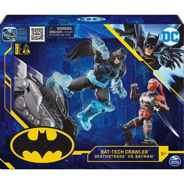DC Batman Bat-Tech Crawler 4-Inch Playset [Deathstroke Vs. Batman]