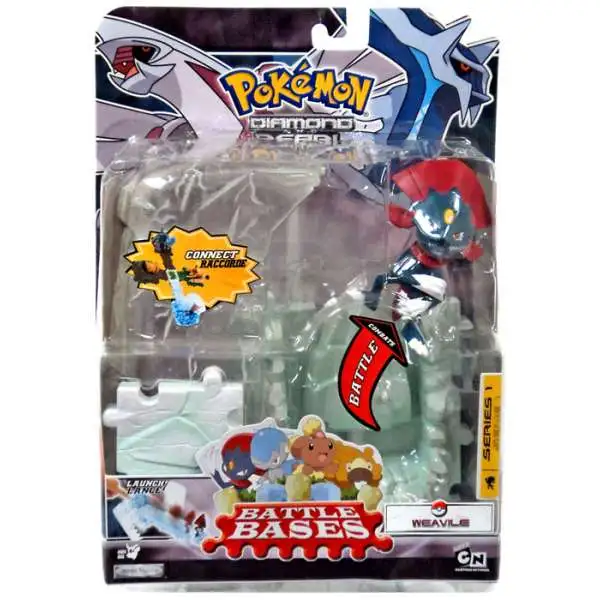 Pokemon Diamond & Pearl Battle Bases Series 1 Weavile Figure