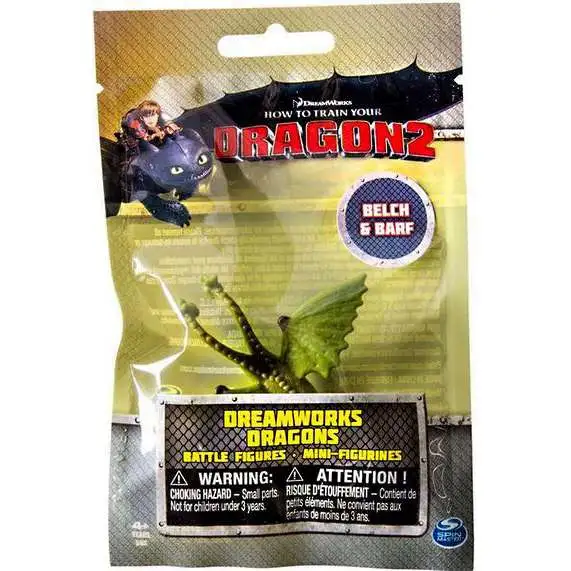 How to Train Your Dragon 2 Dreamworks Dragons Battle Figures Belch & Barf Minifigures [Damaged Package]