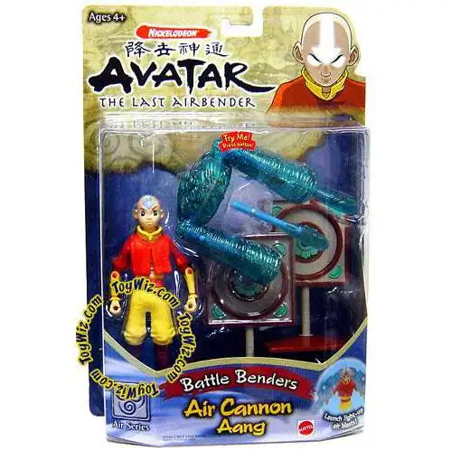 Avatar the Last Airbender Battle Benders Aang Action Figure [Air Cannon]