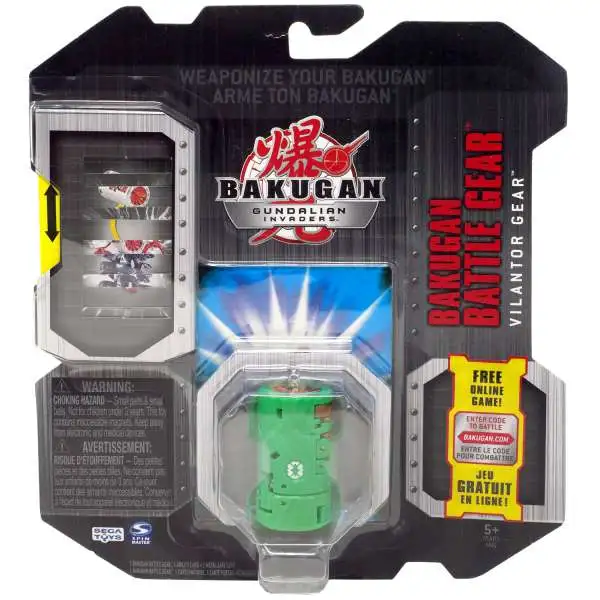 Gundalian Invaders Bakugan Battle Gear Zephyroz Vilantor Gear [Green]