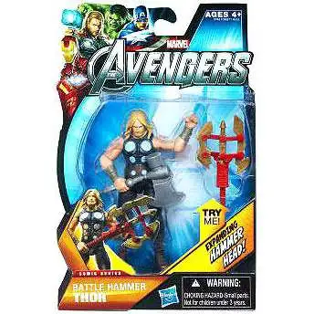 Marvel Avengers Comic Series Battle Hammer Thor Action Figure