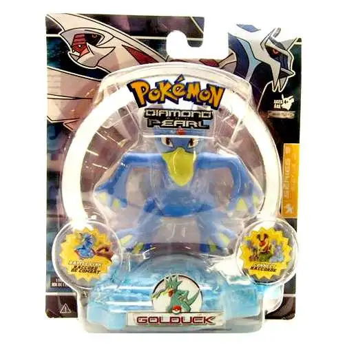 Pokemon Diamond & Pearl Battle Link Series 5 Golduck Action Figure [Damaged Package]