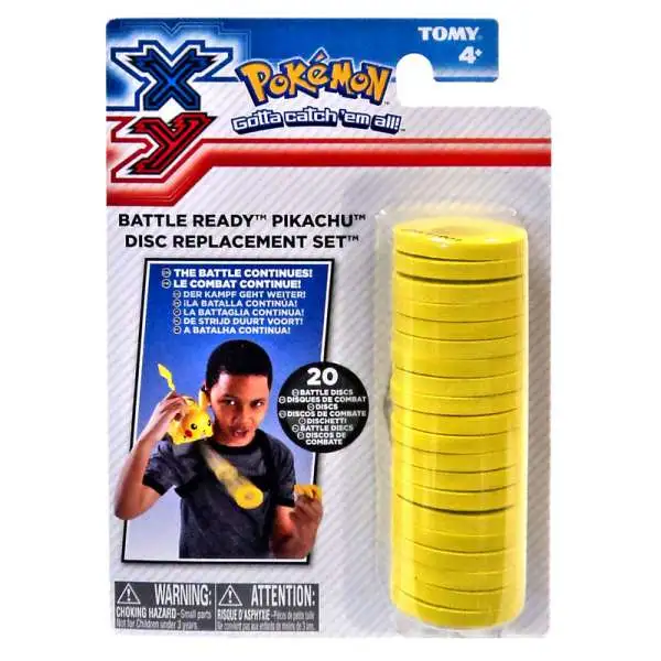 Pokemon XY Battle Ready Pikachu Disc Replacement Set