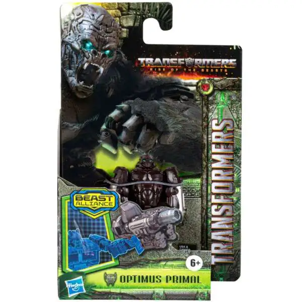 Transformers Rise of the Beasts Beast Battlers Optimus Primal 4.5" Action Figure (Pre-Order ships August)