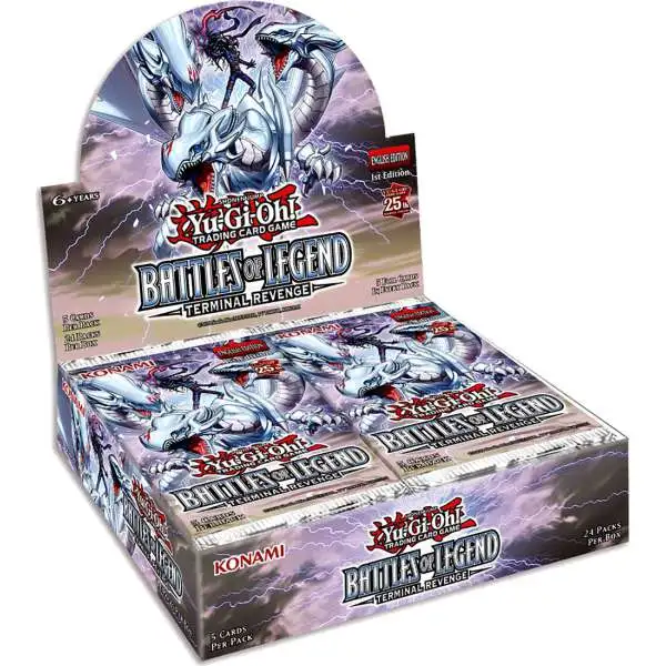 YuGiOh Battles of Legend Terminal Revenge Booster Box [24 Packs, 25th Anniversary]