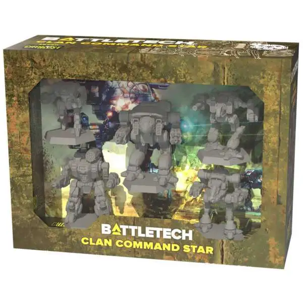 BattleTech Clan Command Star Force Miniature Set