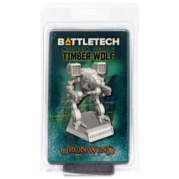 BattleTech Iron Wind Metals Museum Scale Timber Wolf Miniature