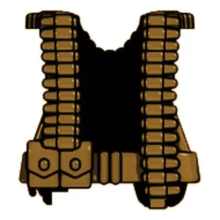 BrickArms Combat Vest WW2 US Gunner 2.5-Inch [Dark Tan]