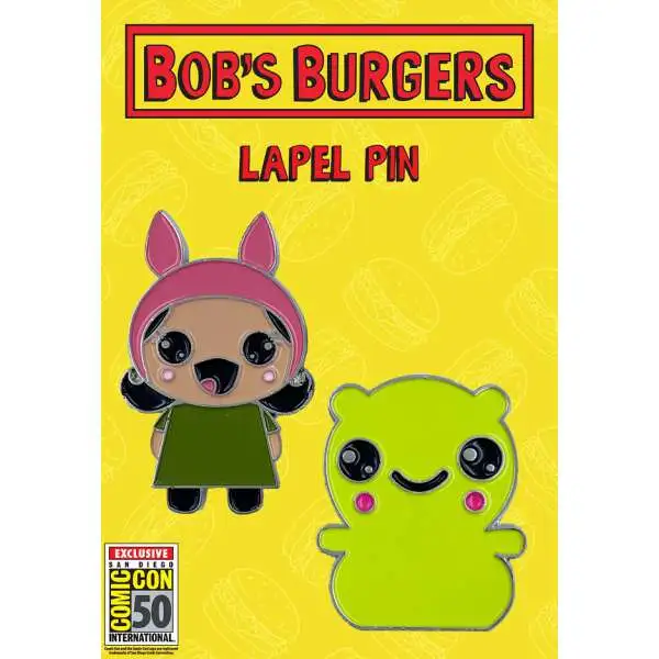Bob's Burgers Kuchi Kopi & Louise Kawaii Style Exclusive Label Pin Set