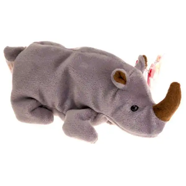 Beanie Babies Spike the Rhino Beanie Baby Plush