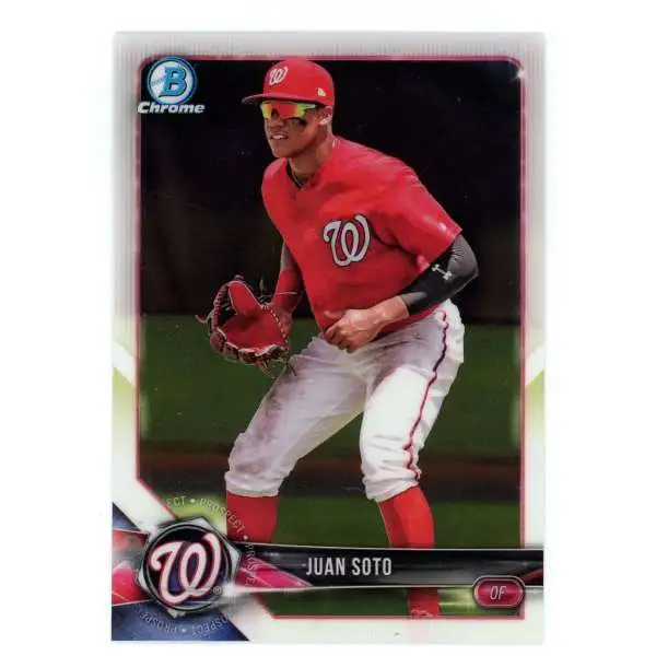 MLB Topps 2018 Bowman Chrome Prospects Juan Soto BCP52 [Rookie]