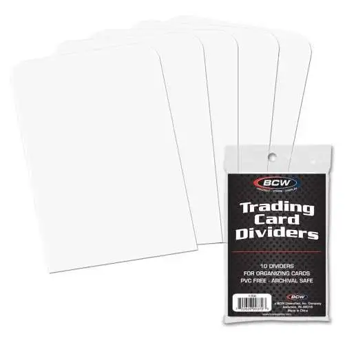Card Supplies Trading Card Dividers [10 Count]