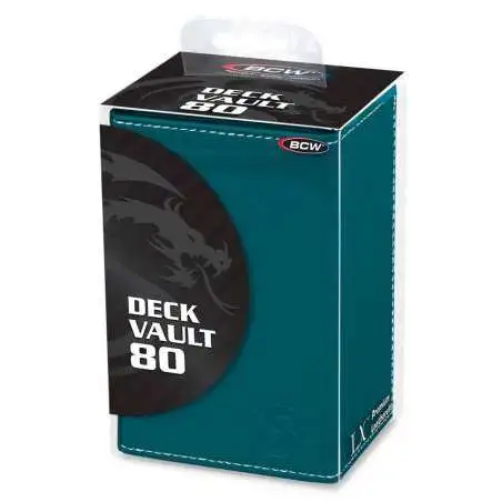 Card Supplies Deck Vault LX - 80 Teal Standard Deck Box