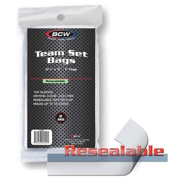 Card Supplies Team Set Bags Standard [100 Sleeves]