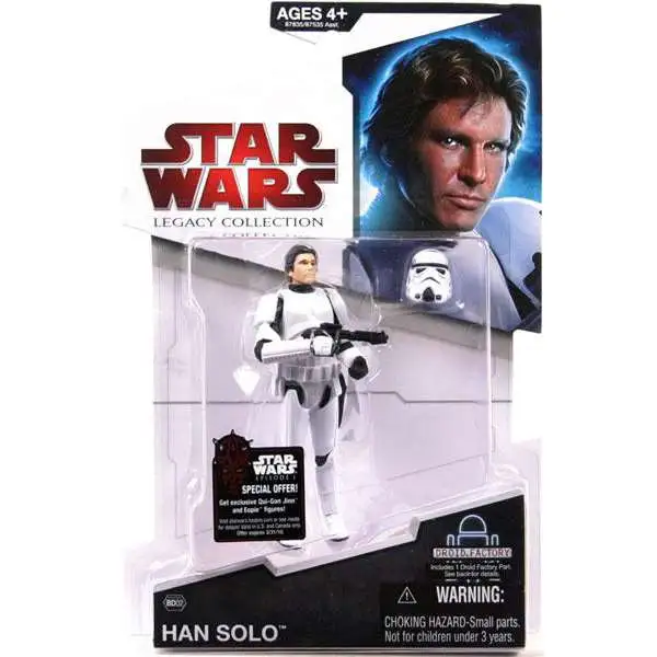 Star Wars A New Hope 2009 Legacy Collection Droid Factory Han Solo Action Figure BD02 [Stormtrooper Disguise]