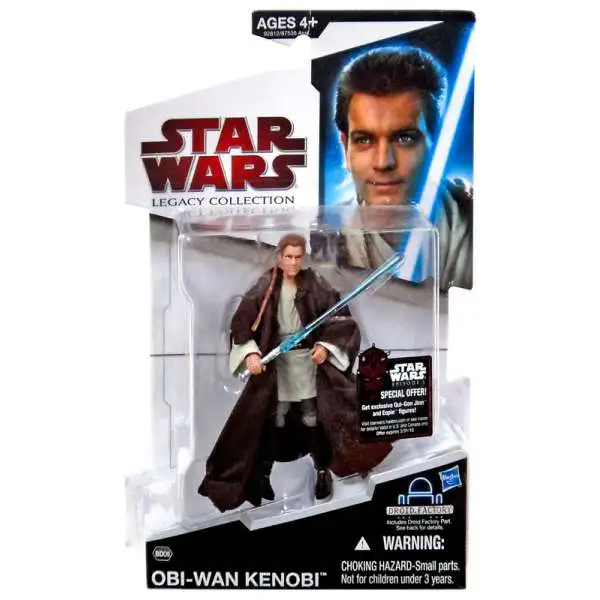 Star Wars Phantom Menace 2009 Legacy Collection Droid Factory Obi-Wan Kenobi Action Figure BD06