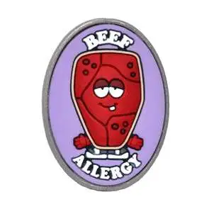 AllerMates Beef Allergy Alert Charm