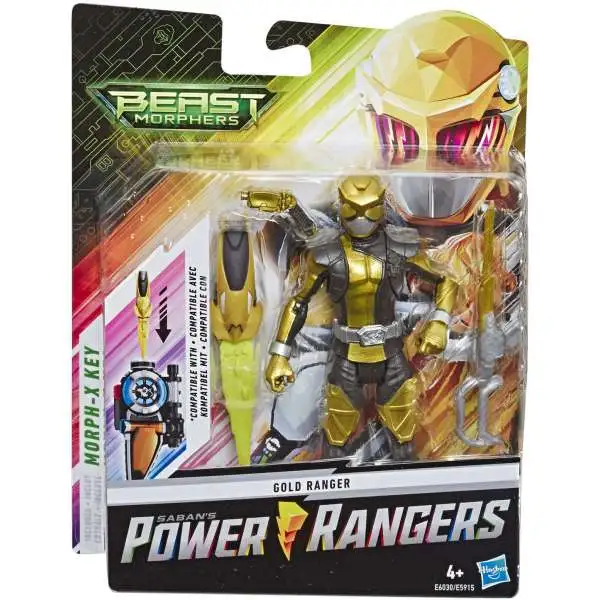 Power Rangers Beast Morphers Gold Ranger Action Figure