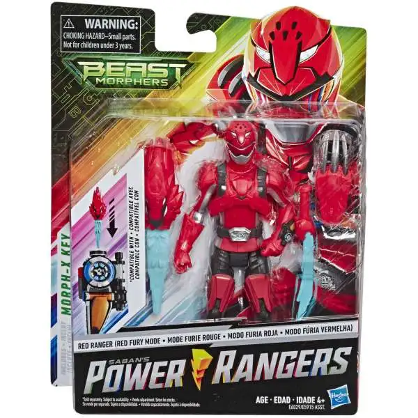 Power Rangers Beast Morphers Red Ranger Action Figure [Red Fury Mode]