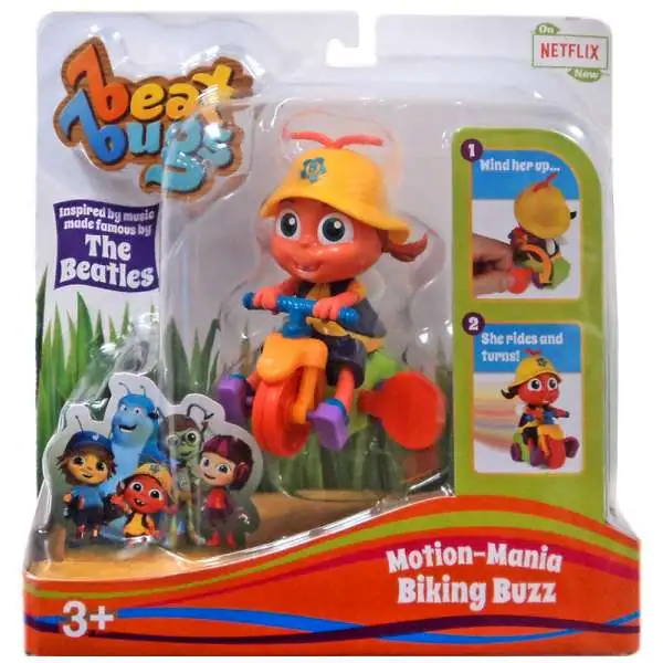 Beat Bugs Motion-Mania Biking Buzz Action Figure [Damaged Package]