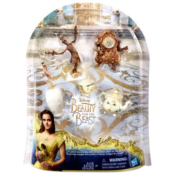 Disney Princess Beauty and the Beast Castle Friends Collection Figure Set